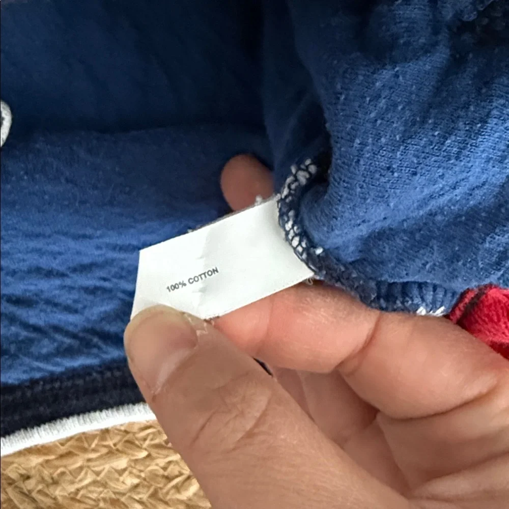 Baby Gap buttoned quarter Front Striped 100% cotton. 12-18mo